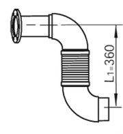 DINEX 47220 Труба вихлопного газу