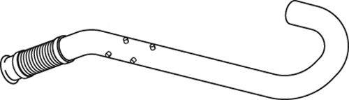 DINEX 21172 Труба вихлопного газу