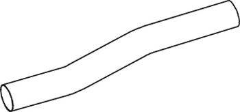 DINEX 47618 Труба вихлопного газу