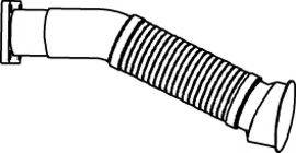 DINEX 48132 Труба вихлопного газу