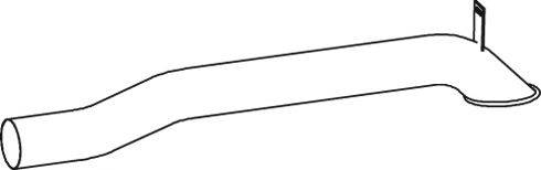 DINEX 47726 Труба вихлопного газу