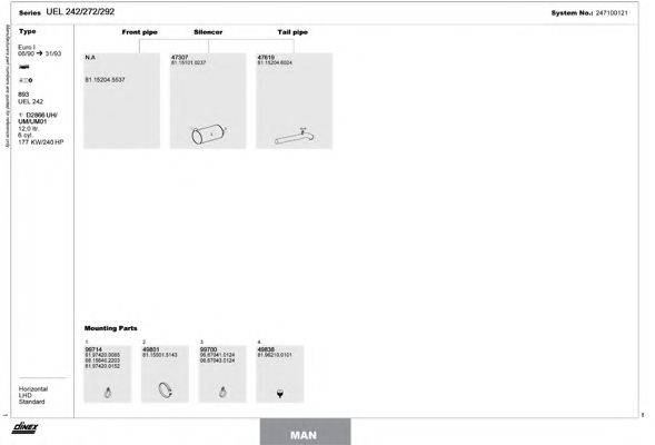 DINEX 247100121 Система випуску ОГ