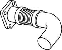 DINEX 47156 Труба вихлопного газу