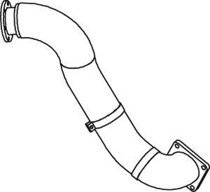 DINEX 49269 Труба вихлопного газу