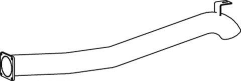 DINEX 49692 Труба вихлопного газу