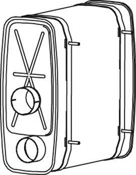 DINEX 47305 Середній/кінцевий глушник ОГ