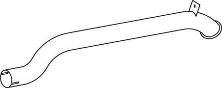 DINEX 47613 Труба вихлопного газу