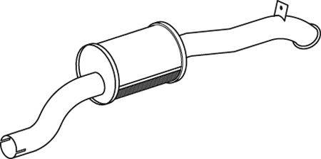 DINEX 47615 Труба вихлопного газу