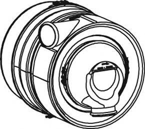 DINEX 68321 Середній глушник вихлопних газів