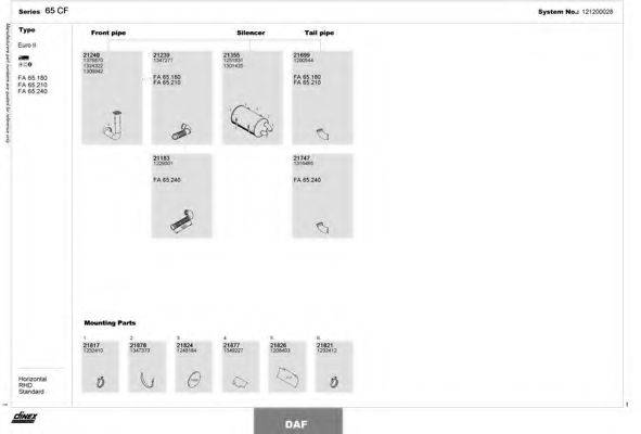 DINEX 121200028 Система випуску ОГ