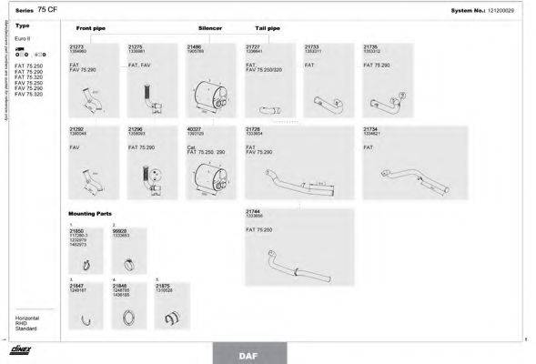 DINEX 121200029 Система випуску ОГ
