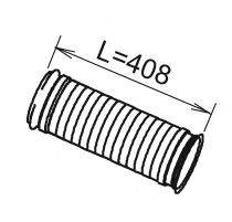 DINEX 21288 Сильфон, система випуску