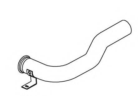 DINEX 21286 Труба вихлопного газу