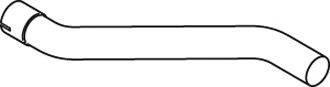 DINEX 21720 Труба вихлопного газу