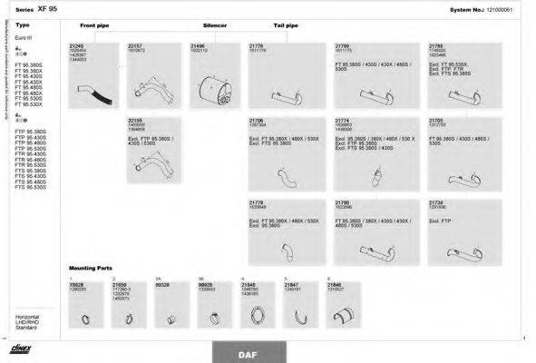 DINEX 121000061 Система випуску ОГ