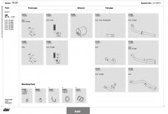 DINEX 121100077 Система випуску ОГ