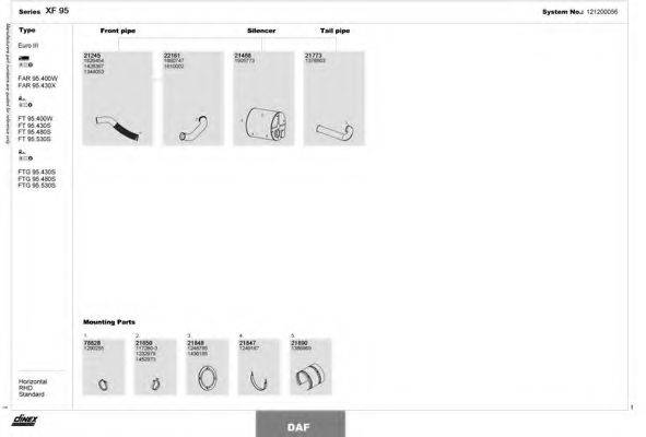 DINEX 121200056 Система випуску ОГ