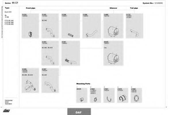 DINEX 121200058 Система випуску ОГ