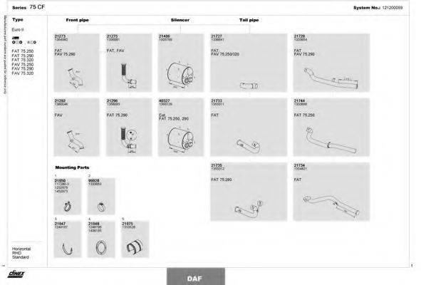 DINEX 121200059 Система випуску ОГ