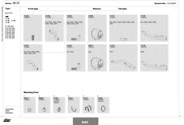 DINEX 121200065 Система випуску ОГ