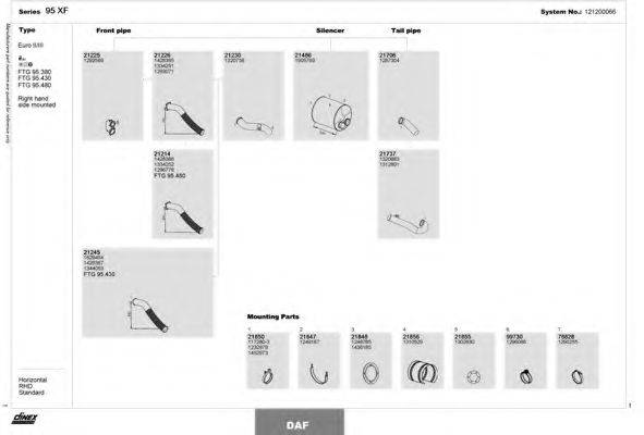 DINEX 121200066 Система випуску ОГ