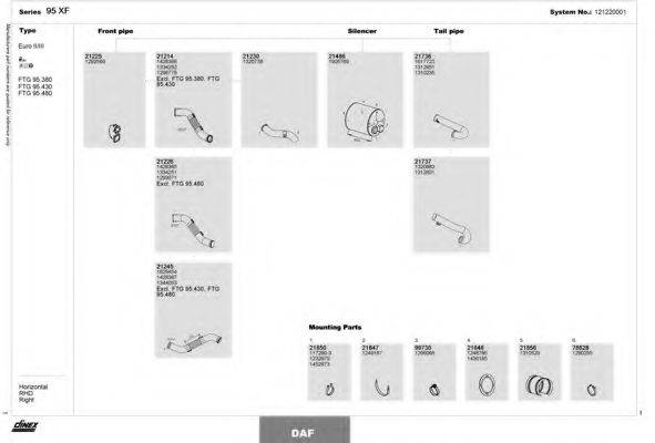 DINEX 121220001 Система випуску ОГ