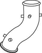 DINEX 21523 Труба вихлопного газу