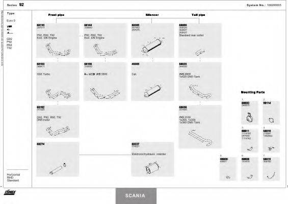 DINEX 168200003 Система випуску ОГ