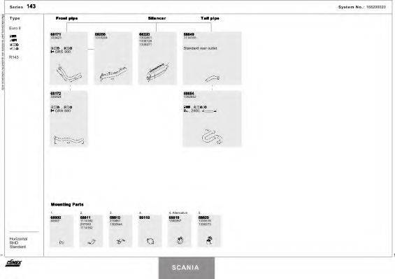 DINEX 168200020 Система випуску ОГ