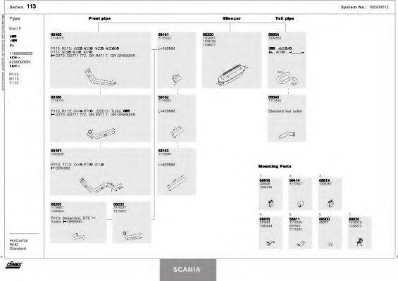 DINEX 168200012 Система випуску ОГ