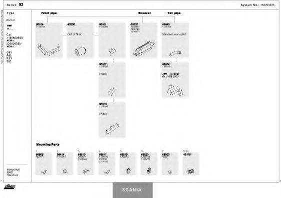 DINEX 168200033 Система випуску ОГ