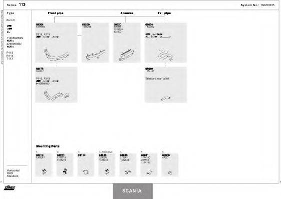 DINEX 168200035 Система випуску ОГ
