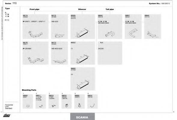 DINEX 168100013 Система випуску ОГ
