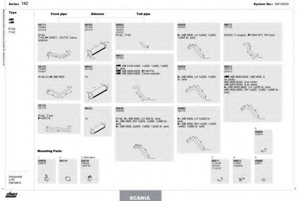 DINEX 168100004 Система випуску ОГ