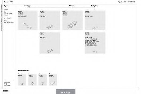 DINEX 168200018 Система випуску ОГ