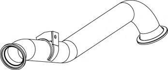 DINEX 22195 Труба вихлопного газу