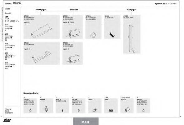 DINEX 147201003 Система випуску ОГ