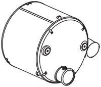 DINEX 22330 Середній глушник вихлопних газів