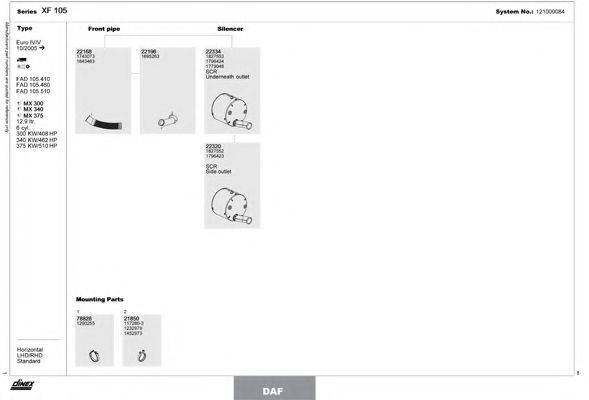 DINEX 121000084 Система випуску ОГ
