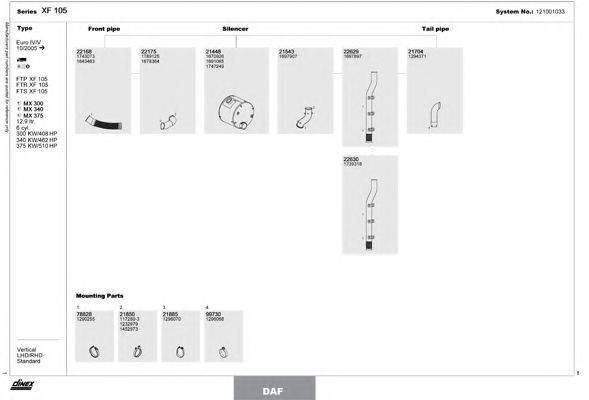DINEX 121001033 Система випуску ОГ