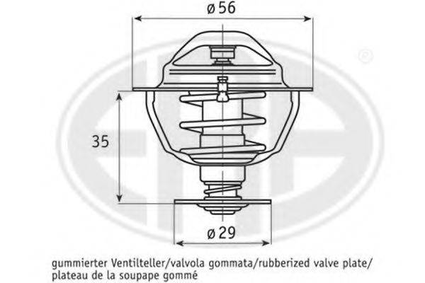 ERA 350120 Термостат, охолоджуюча рідина