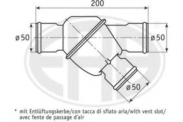ERA 350136 Термостат, охолоджуюча рідина