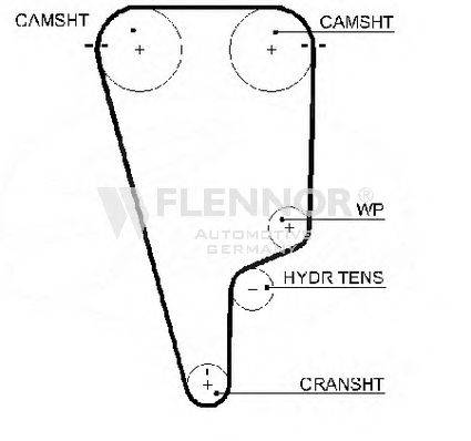 FLENNOR 1005 Ремінь ГРМ