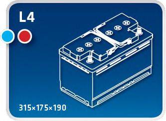 IPSA TMSG80 Стартерна акумуляторна батарея