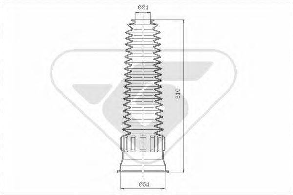 HUTCHINSON KP067 Пилозахисний комплект, амортизатор