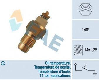 FAE 35190 Датчик, температура олії