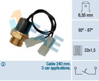 FAE 37430 Термивимикач, вентилятор радіатора