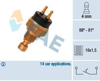 FAE 37440 Термивимикач, вентилятор радіатора
