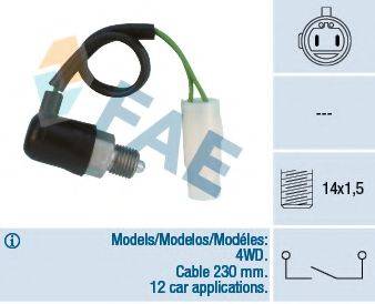 FAE 40850 Вимикач, фара заднього ходу