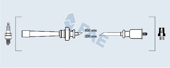 FAE 85382 Комплект дротів запалювання